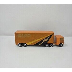 Vintage Ralstoy Allied Van Lines Semi Truck Trailer Metal Toy 9” USA